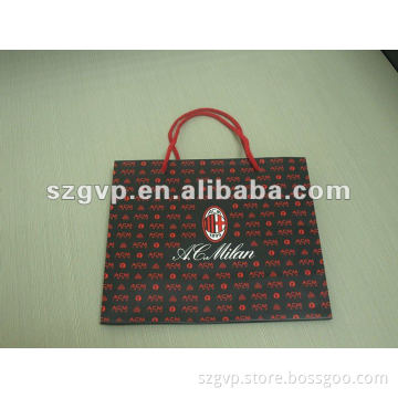 high quality printing paper fold shopping bag